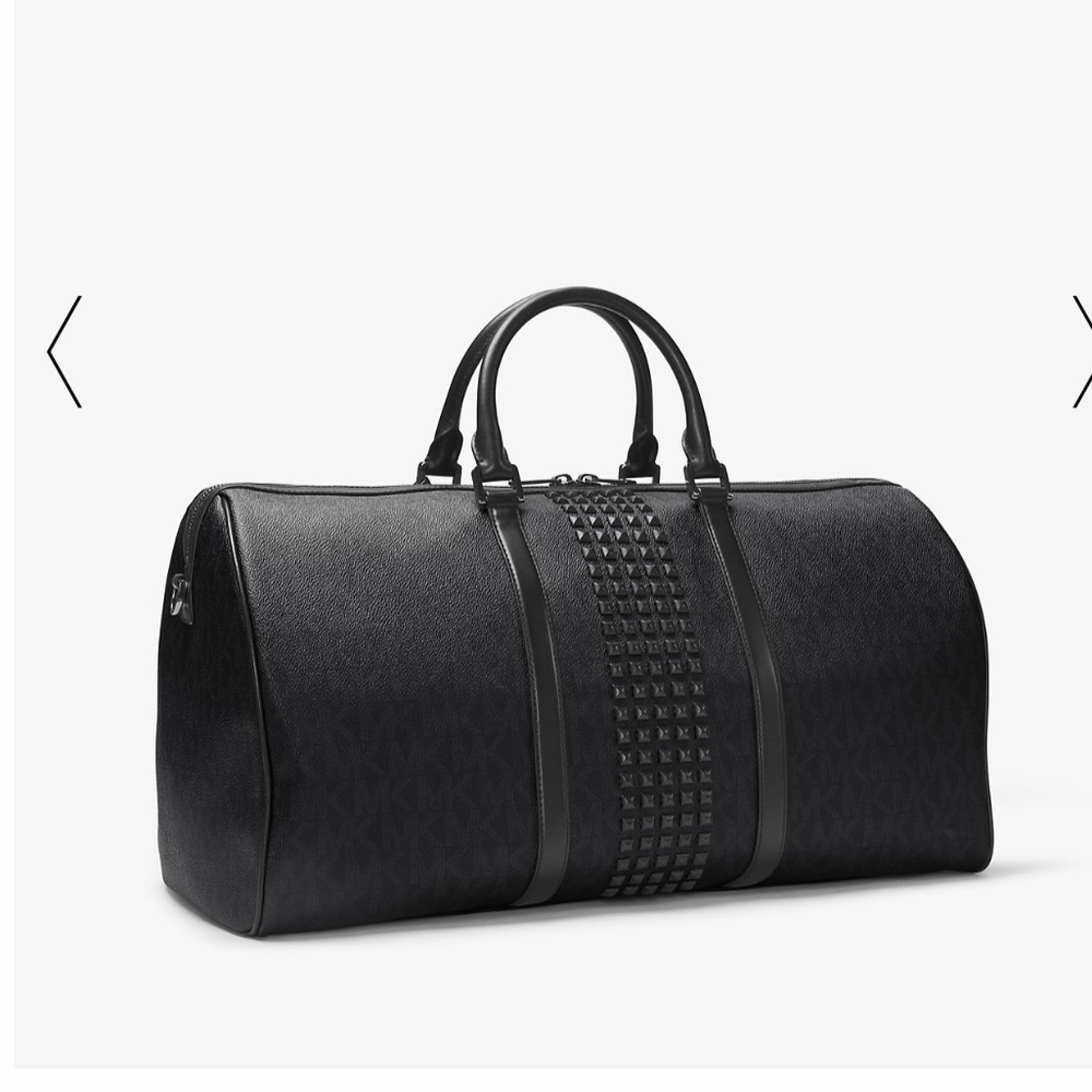 MICHAEL KORS Jet Set Travel Studded Large Duffle